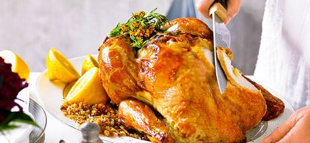 Traditional roast turkey