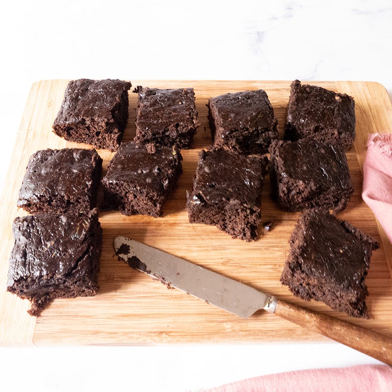 Zucchini brownies