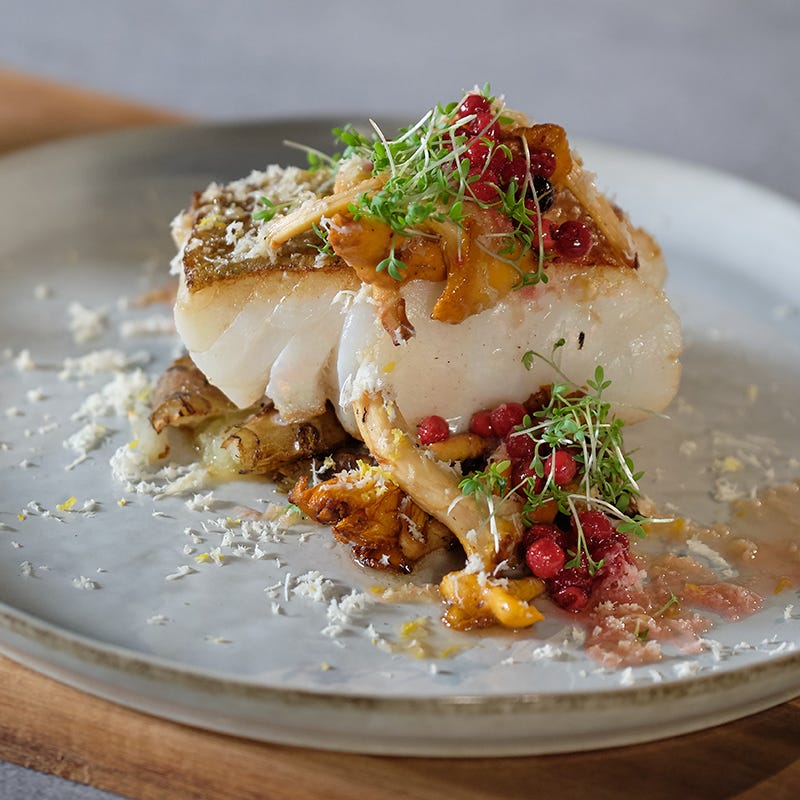 ViktVäktarna - Amirs stekta torskrygg med krispig jordärtskocka och brynt sojasmör