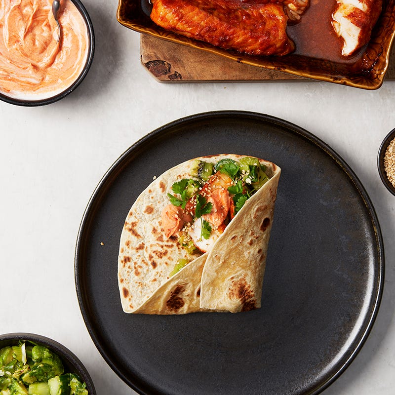 ViktVäktarna - Asiatiska fisktacos med grön salsa