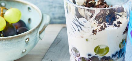 Dessert aux raisins