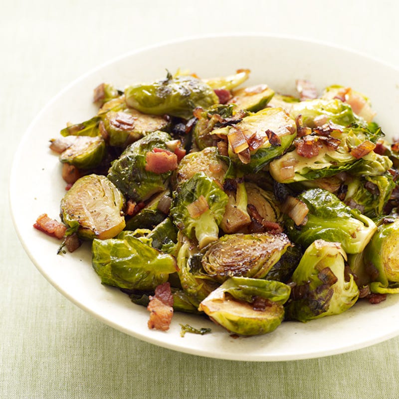Photo de Choux de Bruxelles avec du bacon et des échalotes par WW