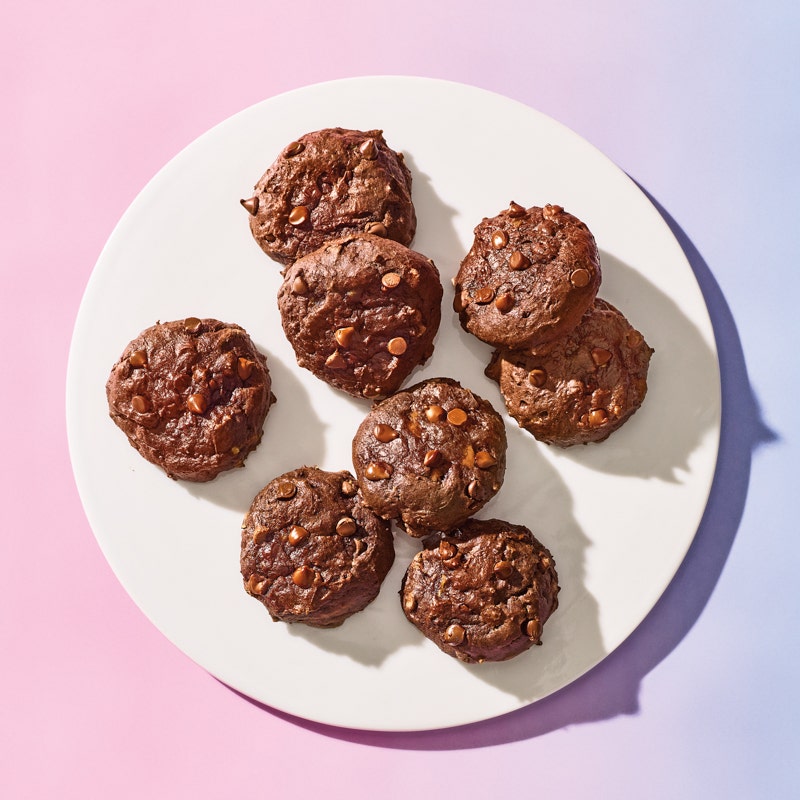 Double chocolate chip cookies