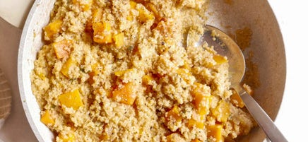 Casserole de quinoa crémeux à la courge musquée