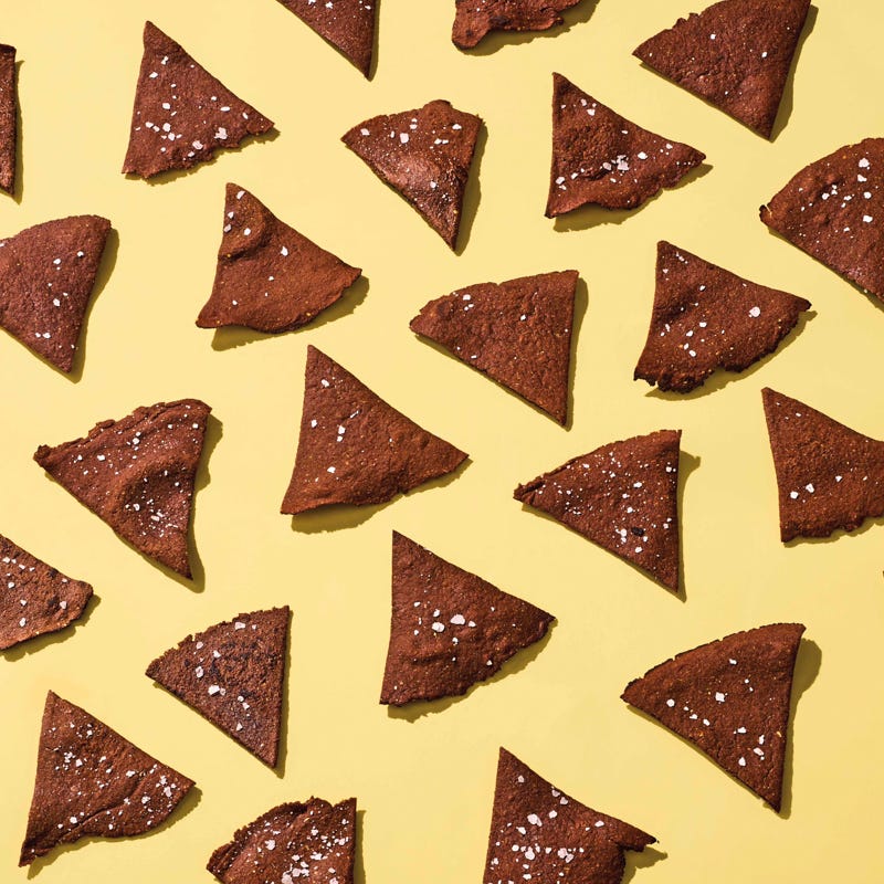 Chocolate tortilla chips