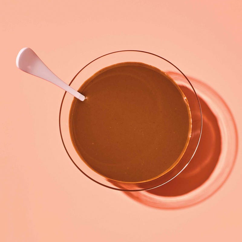 Savory chocolate peanut dipping sauce