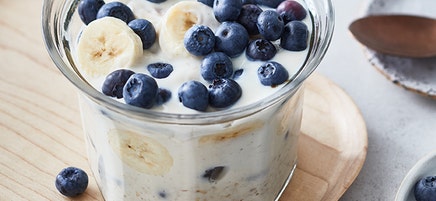 Heidelbeer-Kokos-Overnight-Oats