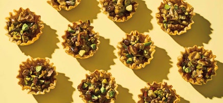 Chocolate & Nut Phyllo Tartlets