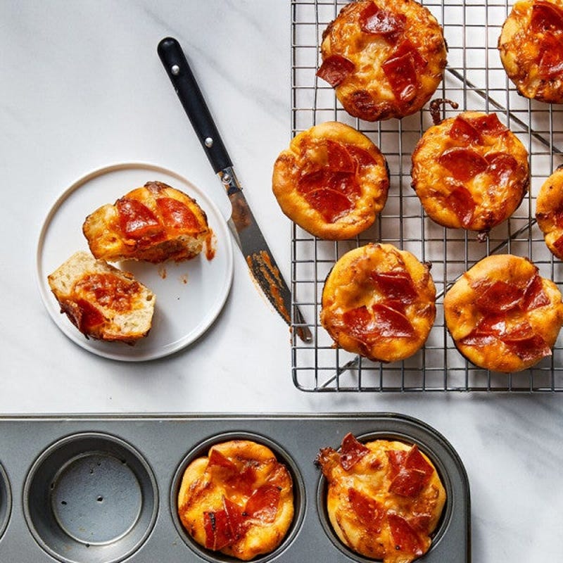 Photo of Mini deep dish pepperoni pizzas by WW
