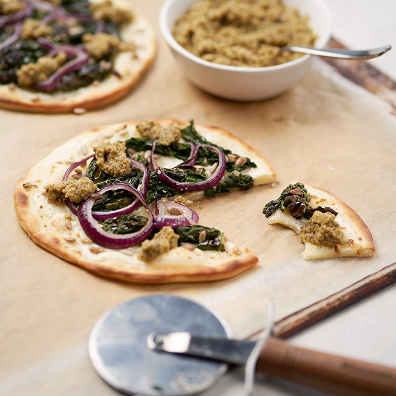 ViktVäktarna - Långjästa pizzor med fraiche och tapenade