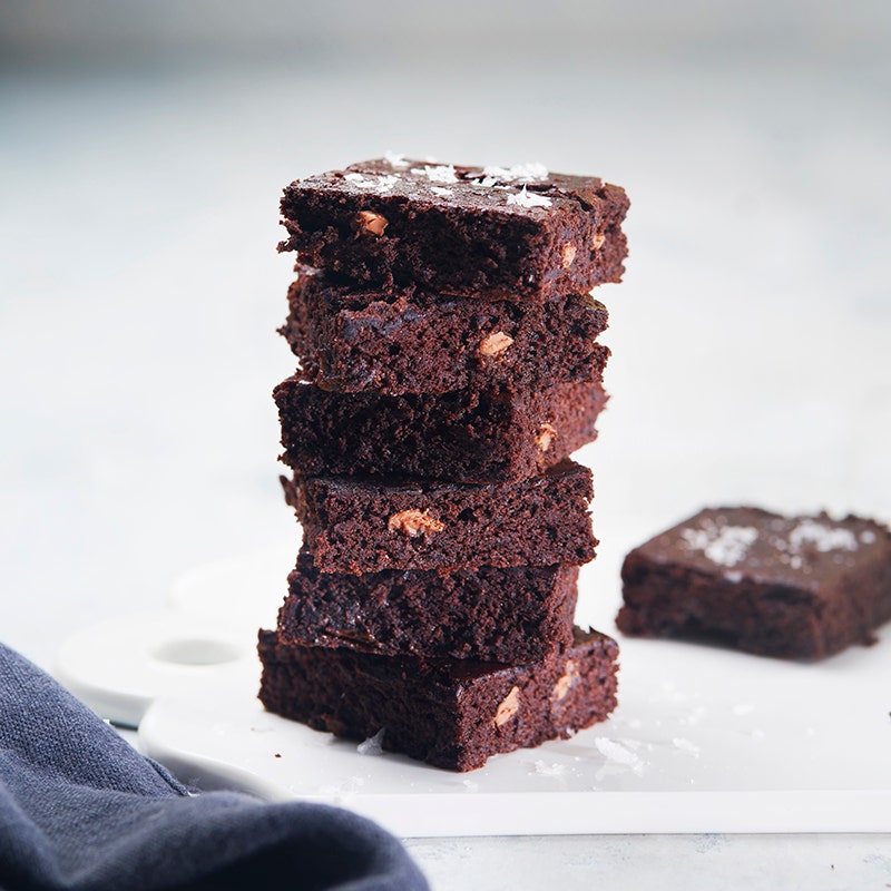 ViktVäktarna - Bönbrownies med flingsalt