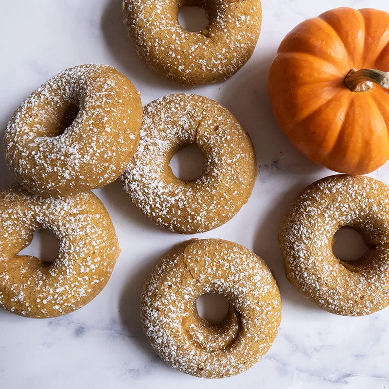 Gebackene Pumpkin Spice Donuts
