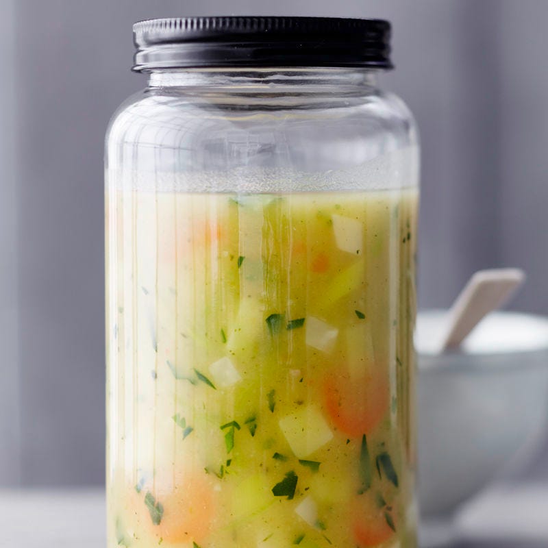 Traditionelle Kartoffelsuppe