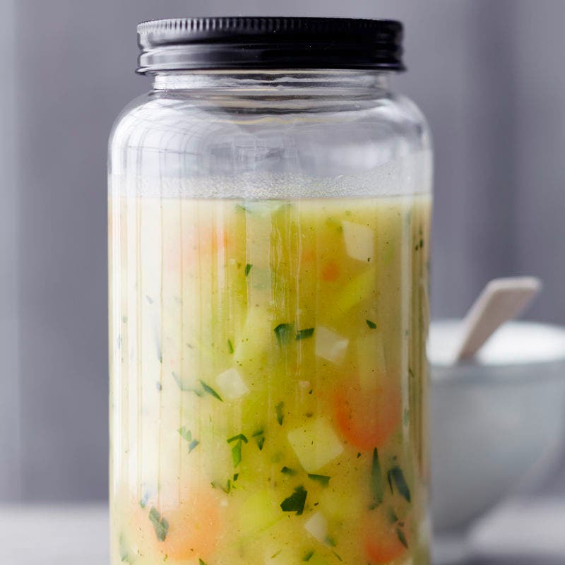 Traditionelle Kartoffelsuppe