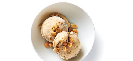 Erdnussbutter-Bananen-Nicecream