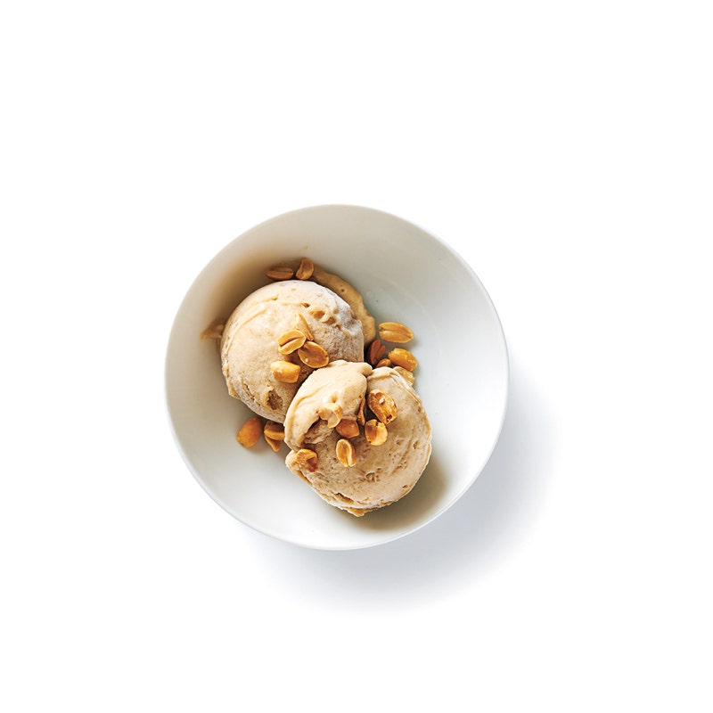 Erdnussbutter-Bananen-Nicecream