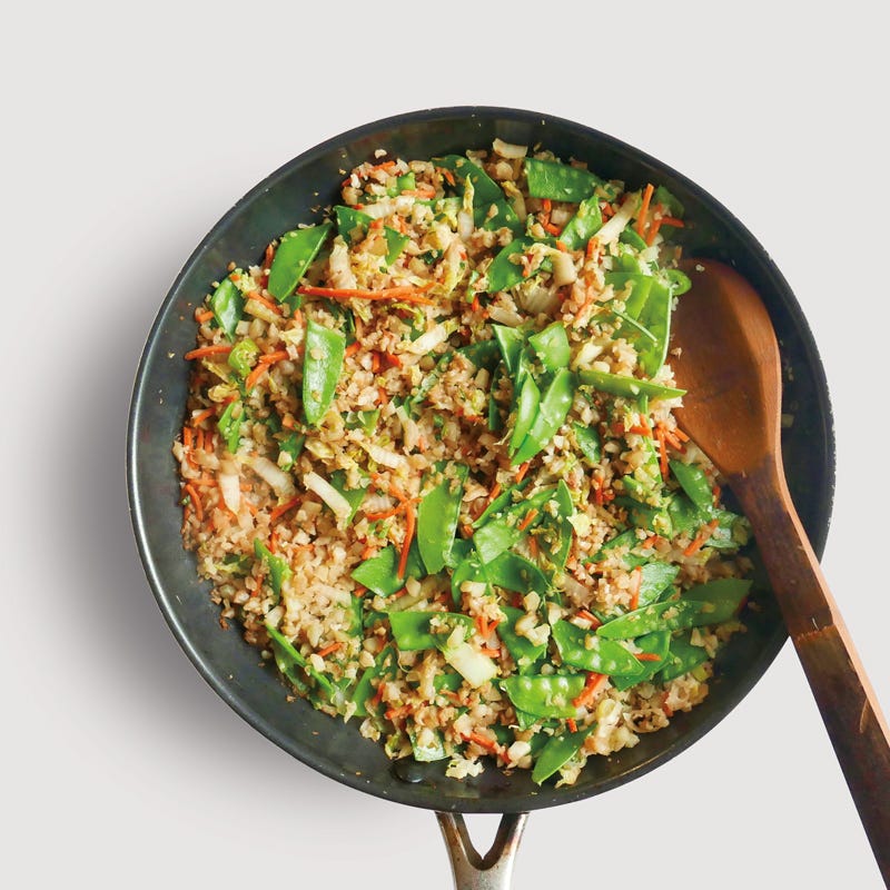 Fix gebratener Blumenkohlreis