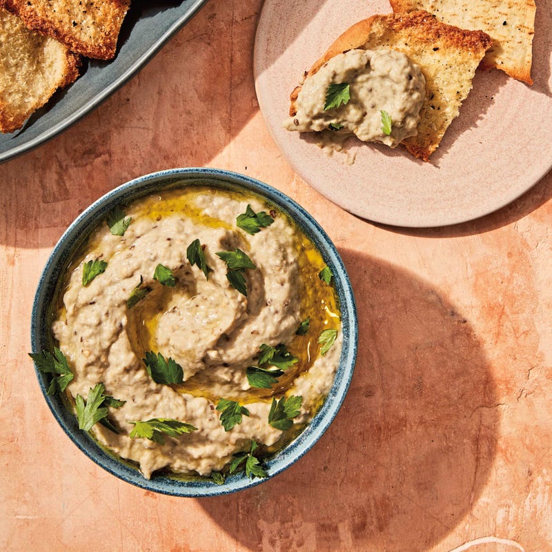 Smoky eggplant dip
