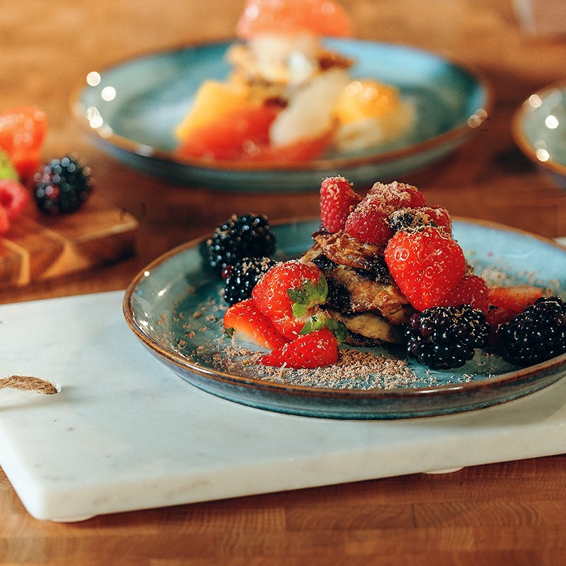 ViktVäktarna - Amirs bananpannkakor med svenska bär