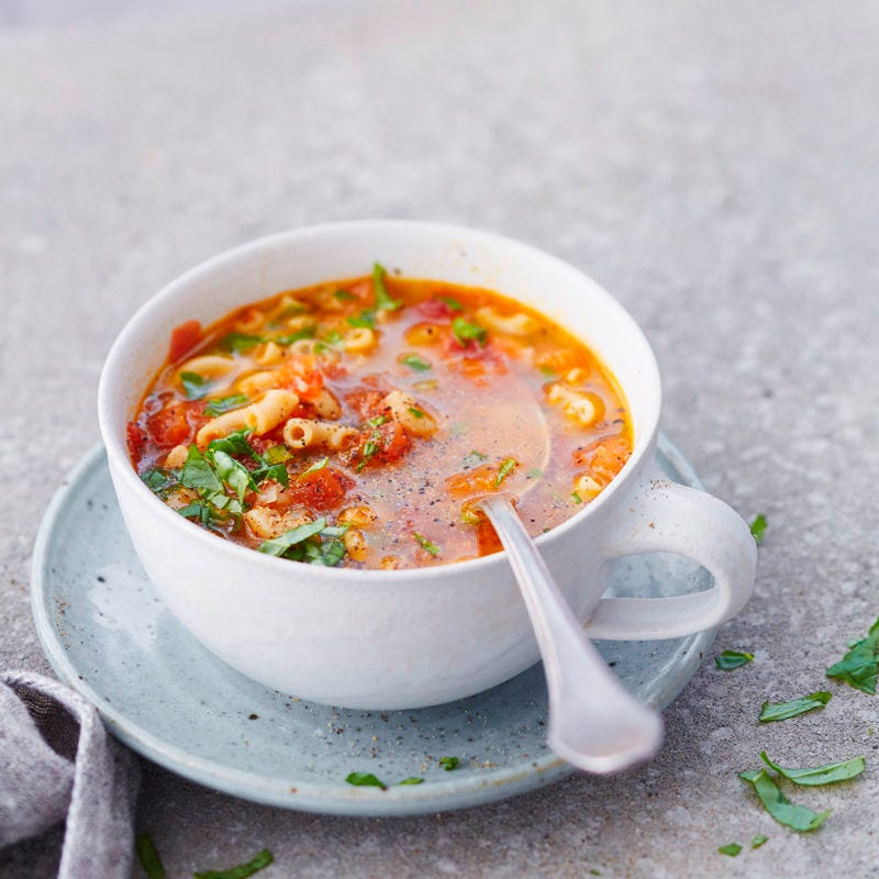 Hörnli-Tomaten-Suppe