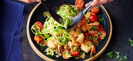 Zucchinispaghetti aglio e olio