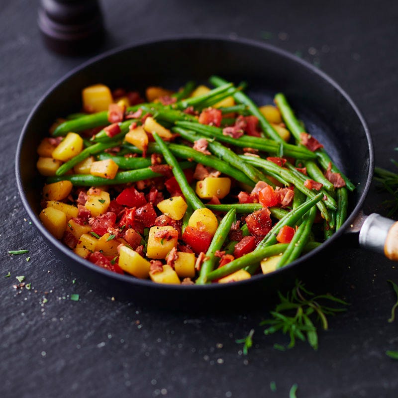 Kartoffel-Schinken-Pfanne