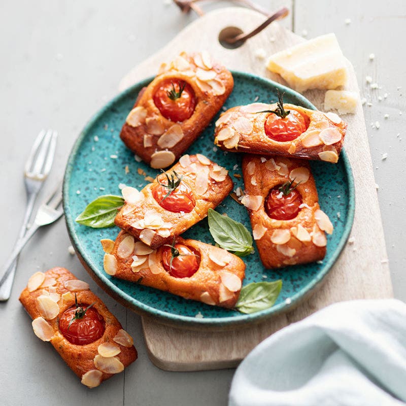 Frinanciers aux tomates cerise