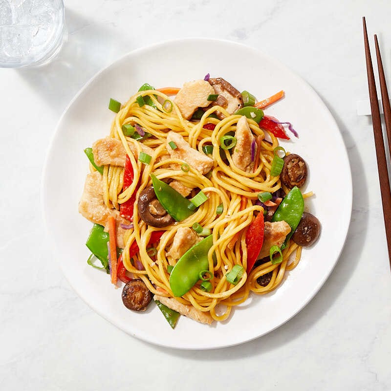 Chicken lo mein
