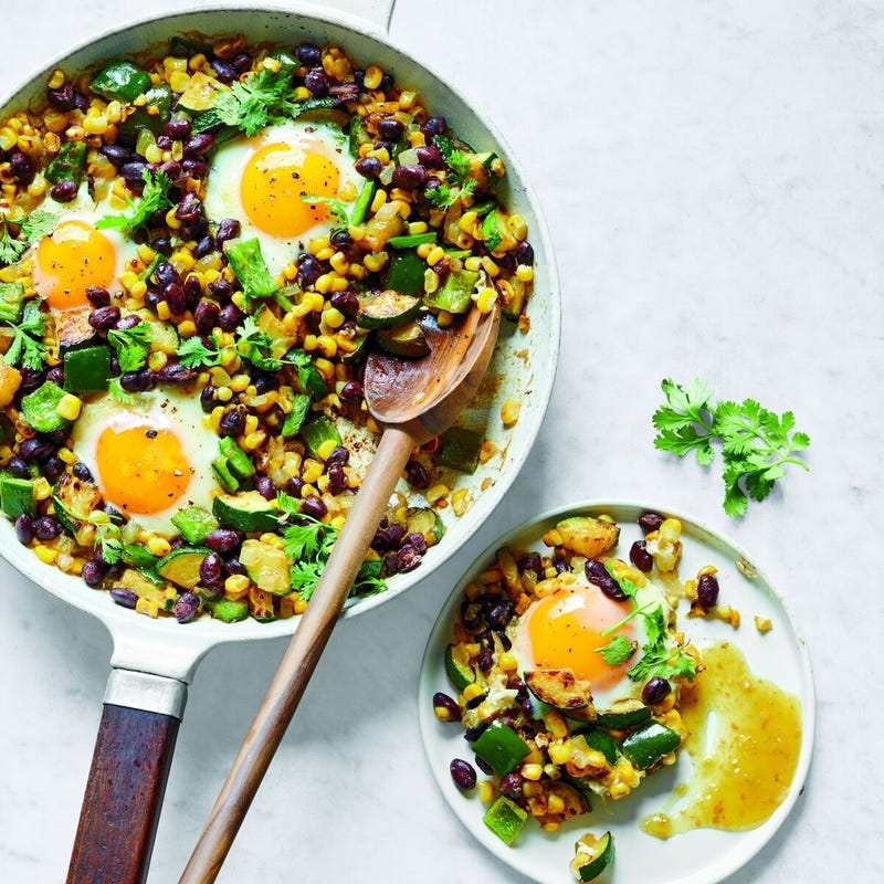 OEuf poêlé à la mexicaine