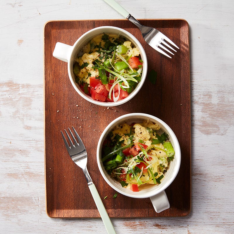 Veggie and Scrambled egg mug