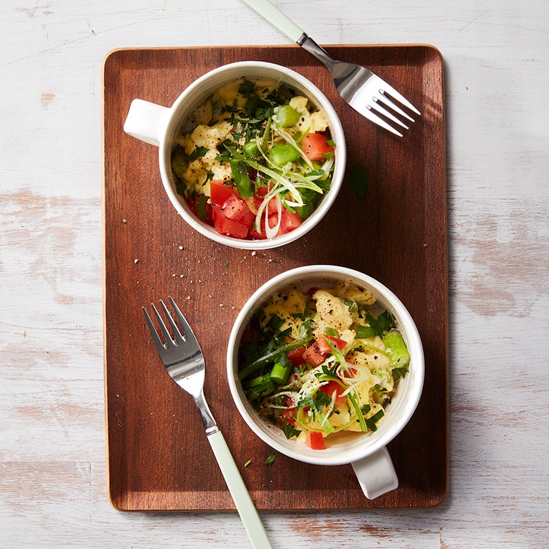 Veggie and Scrambled egg mug