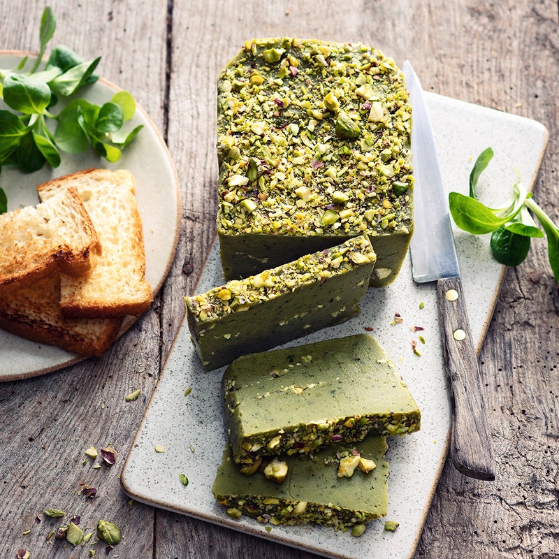Terrine de pois cassés à la pistache