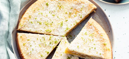 Gateau invisible à la mangue et citron vert
