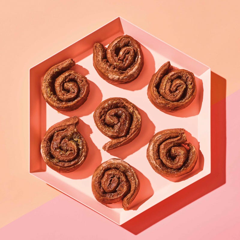 Chocolate spiral biscuits