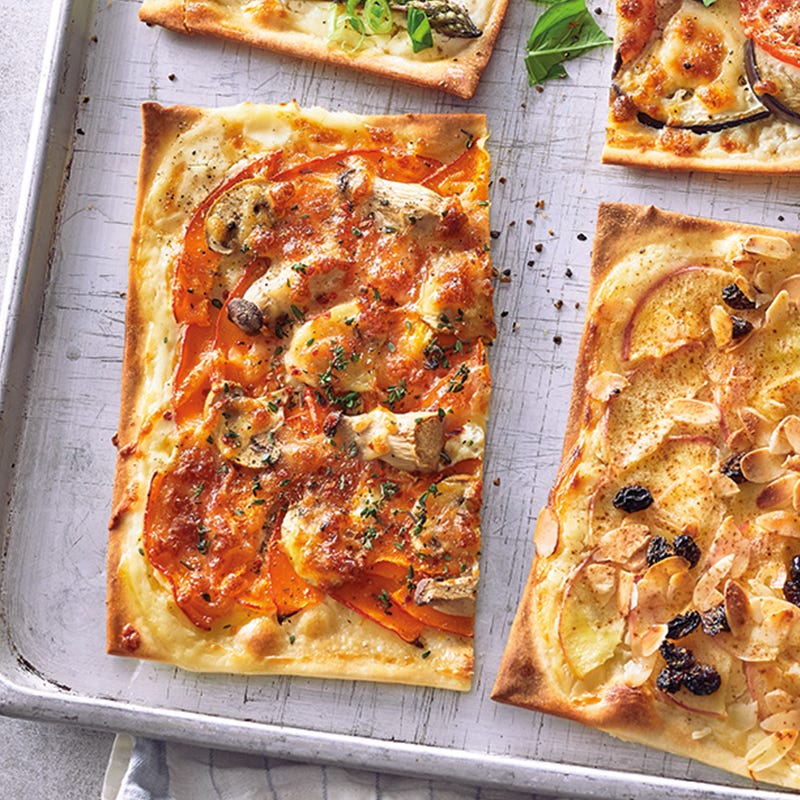 KürbisPilz-Flammkuchen