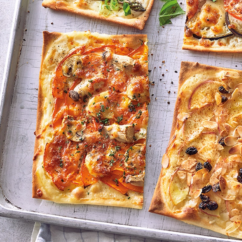 KürbisPilz-Flammkuchen
