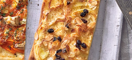Bratapfelflammkuchen