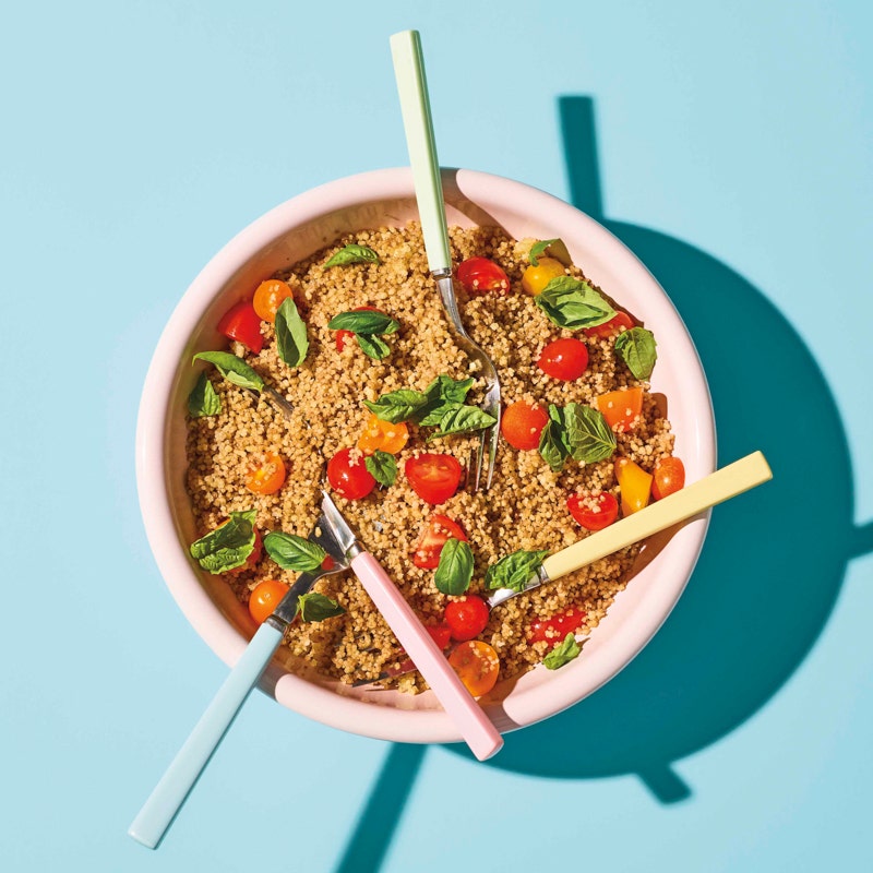 Chocolate & basil couscous