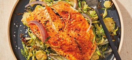 Grilled Tilapia and Brussels Sprout Packets