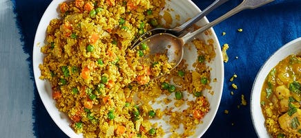 Cauliflower pilaf
