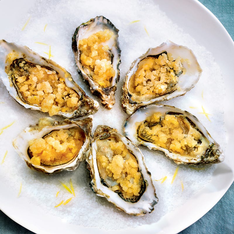 Photo de Huîtres à la granita de pommes prise par WW
