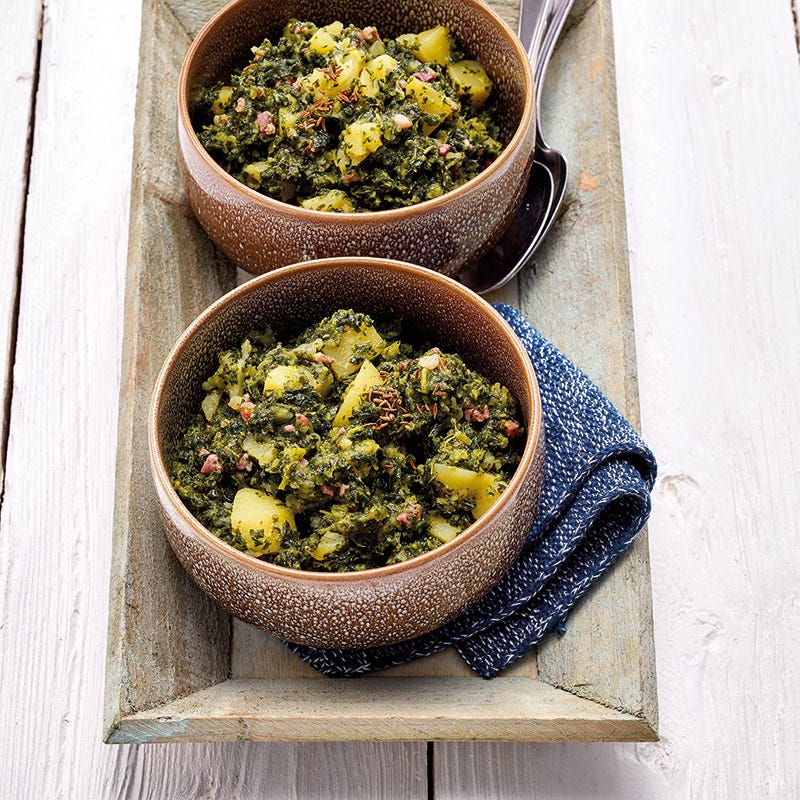 Würziger Grünkohl-Kartoffel-Topf