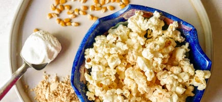 Maïs soufflé au beurre d’arachide sucré