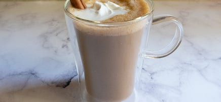 Spiced pumpkin latte