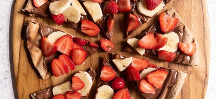 Grilled Hazelnut-Chocolate Pizza