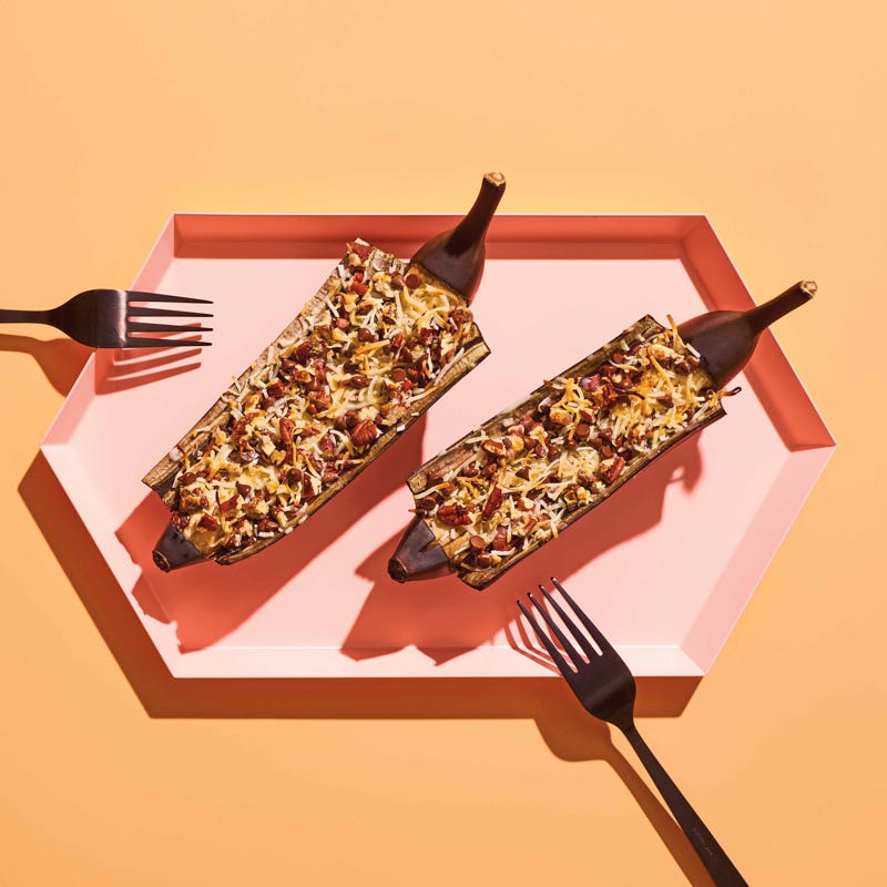 German chocolate banana boats