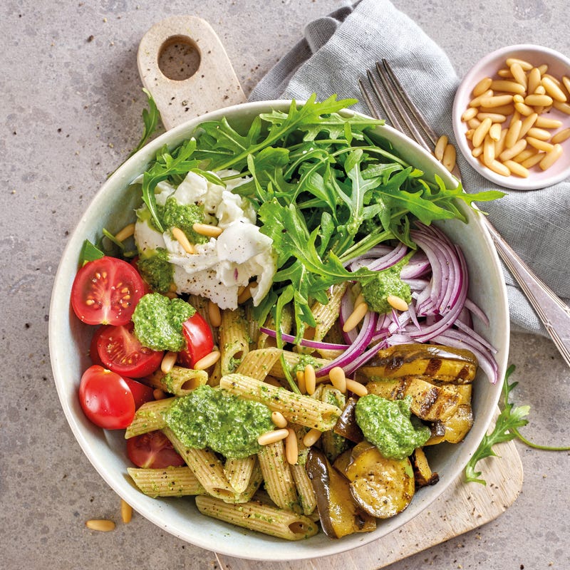 Foto van Italiaanse pastasalade in een bowl door WW