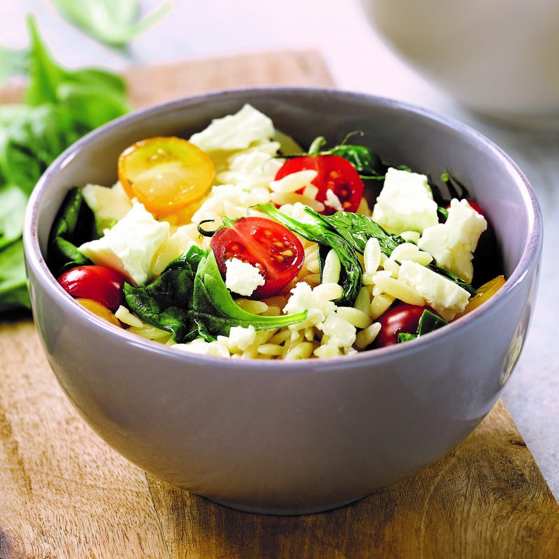 Foto van Orzo met spinazie en tomaten door WW