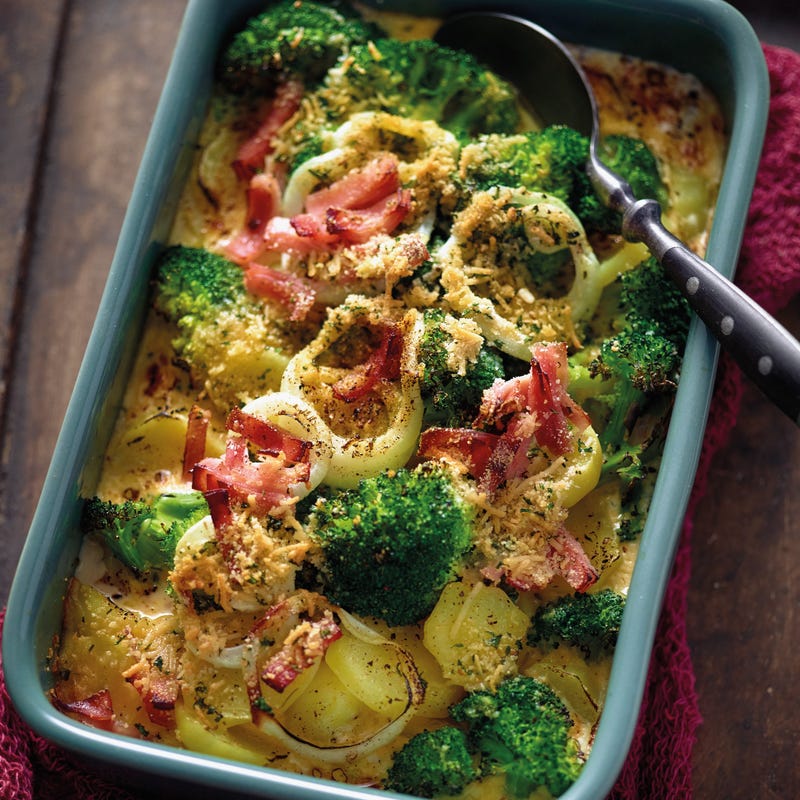 Foto van Aardappel-broccoligratin met parmezaankorstje door WW