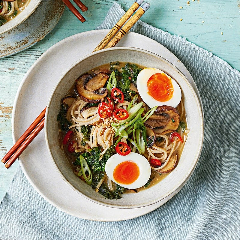 Asian mushroom ramen